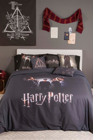 Dekbedovertrek Harry Potter - Zwart
