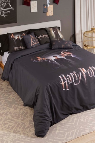 Dekbedovertrek Harry Potter - Zwart