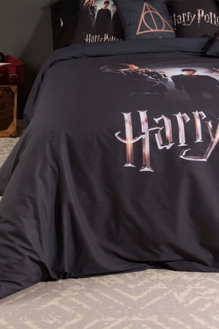Dekbedovertrek Harry Potter - Zwart
