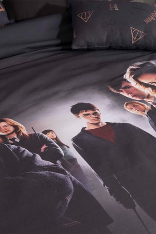 Dekbedovertrek Harry Potter - Zwart