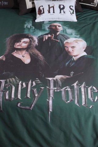 Dekbedovertrek Dooddoeners Harry Potter - Groen en Zwart