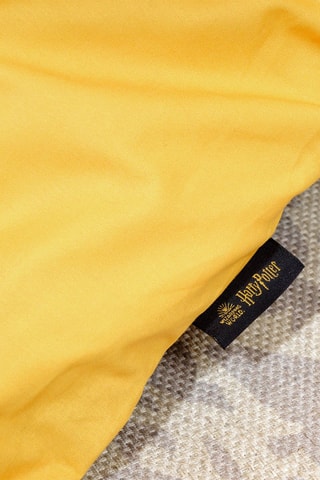 Katoenen Dekbedovertrek Huffelpuf Harry Potter - 175 Draad/cm² - Geel en zwart