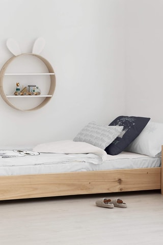 Dekbedovertrek en Hoeslaken 2-in-1 Hedwig Harry Potter - Lichtgrijs en Wit