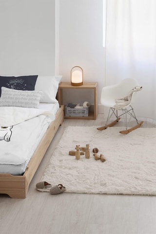 Dekbedovertrek en Hoeslaken 2-in-1 Hedwig Harry Potter - Lichtgrijs en Wit