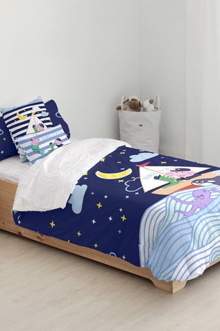 Housse de couette Peppa Pig - Bleu