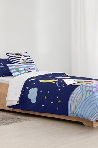 Housse de couette Peppa Pig - Bleu