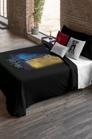 Housse de couette Dobby Harry Potter - Noir et bleu