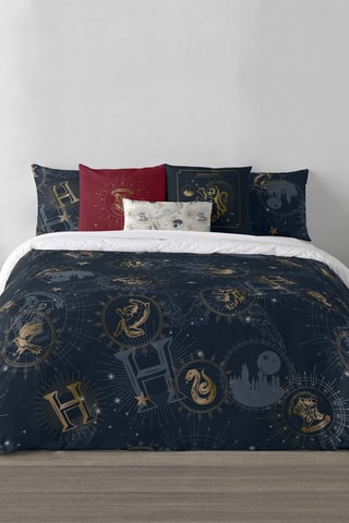 Dekbedovertrek Zweinstein Harry Potter - Donkerblauw