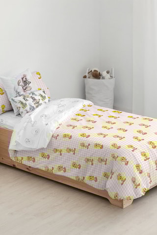 Housse de couette Titi Titi et Grosminet - Rose et blanc