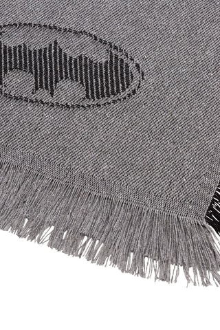 Plaid Batman La Ligue des Justiciers DC Comics - 230 x 270 cm - Gris et noir