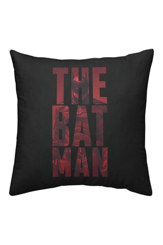 Housse de coussin Batman La Ligue des Justiciers DC Comics - Noir et rouge