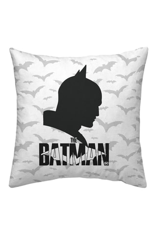 Housse de coussin Batman La Ligue des Justiciers DC Comics - Blanc et noir