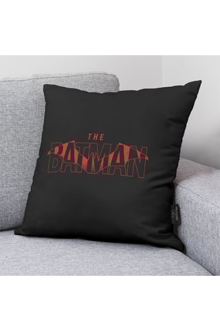 Housse de coussin Batman La Ligue des Justiciers DC Comics - Noir et rouge