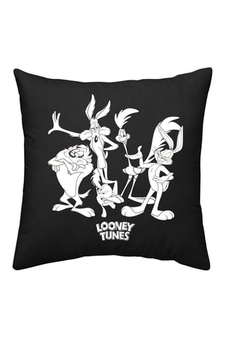 Housse de coussin Looney Tunes - Noir et blanc