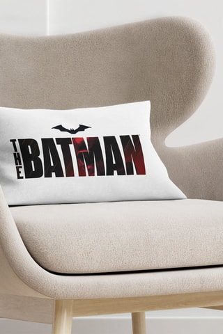 Housse de coussin Batman La Ligue des Justiciers DC Comics - Blanc et noir
