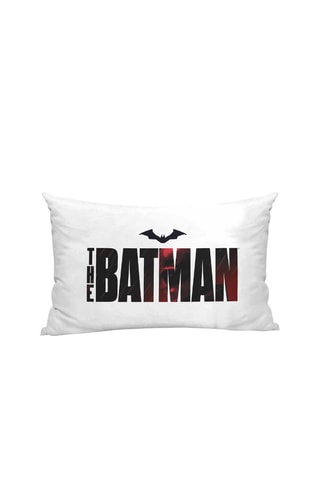 Housse de coussin Batman La Ligue des Justiciers DC Comics - Blanc et noir