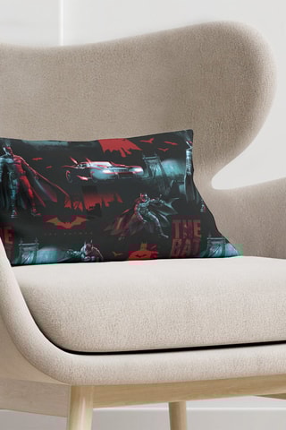 Housse de coussin Batman La Ligue des Justiciers DC Comics - Noir et rouge