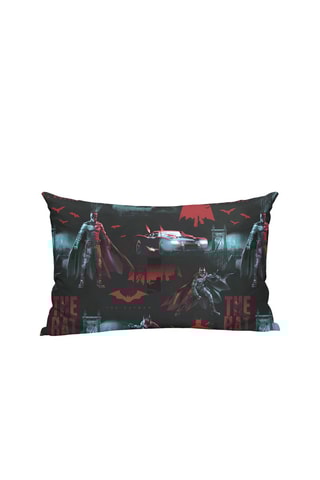 Housse de coussin Batman La Ligue des Justiciers DC Comics - Noir et rouge