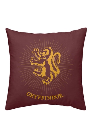 Housse de coussin Gryffondor Harry Potter - Bordeaux et ocre