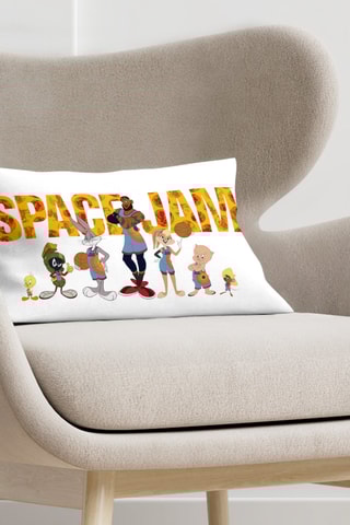 Housse de coussin Space Jam Looney Tunes - Blanc