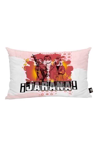 Housse de coussin modèle La casa de papel - Blanc