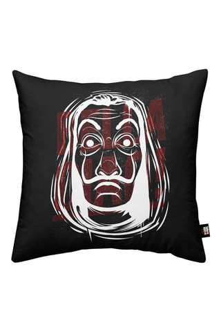 Housse de coussin La casa de papel - Noir - 45 x 45 cm