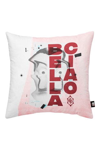 Housse de coussin La casa de papel - Blanc - 45 x 45 cm