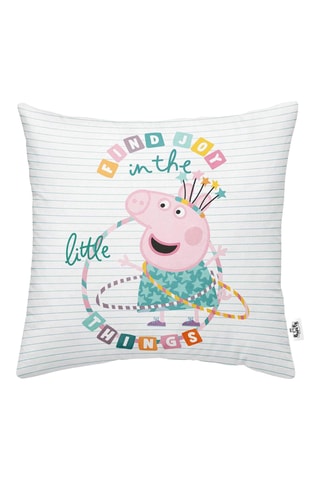 Housse de coussin Find Joy Peppa Pig - Blanc - 45 x 45 cm