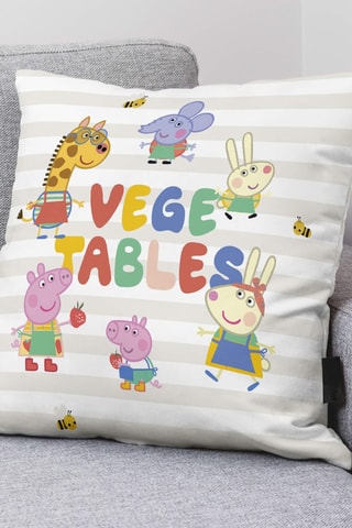 Housse de coussin Vegetables Peppa Pig - Blanc - 45 x 45 cm