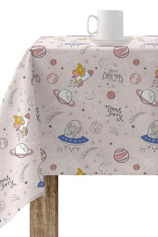 Nappe antitache Doodle Space - Rose