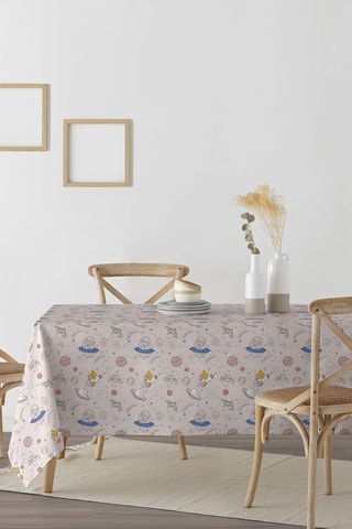 Nappe antitache Doodle Space - Rose