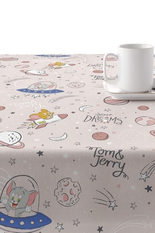 Nappe antitache Doodle Space - Rose