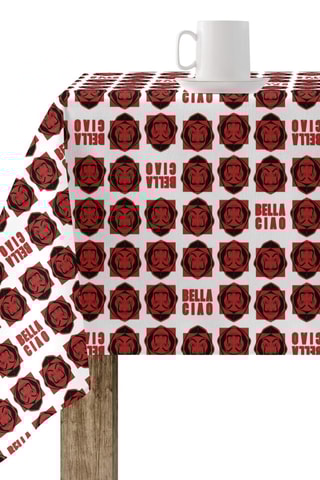 Nappe antitache La casa de papel - Blanc