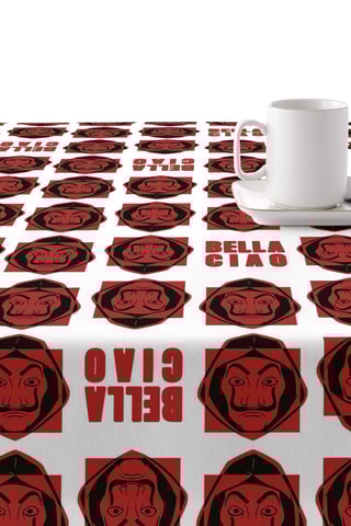 Nappe antitache La casa de papel - Blanc