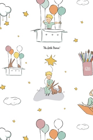 Nappe antitache Le Petit Prince - Blanc