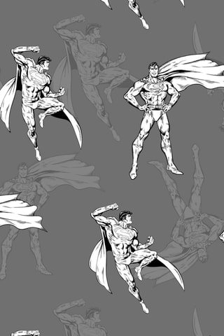 Nappe antitache Superman La Ligue des Justiciers DC Comics - Gris