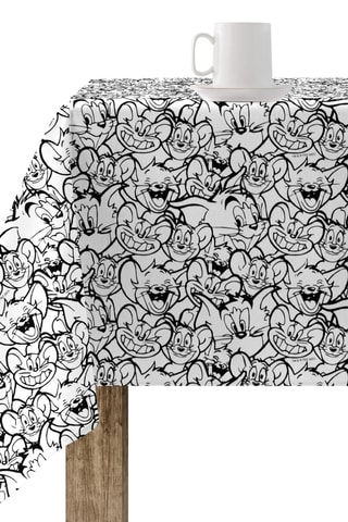 Nappe antitache Tom et Jerry - Blanc
