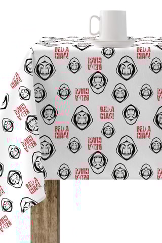Nappe antitache La casa de papel - Blanc