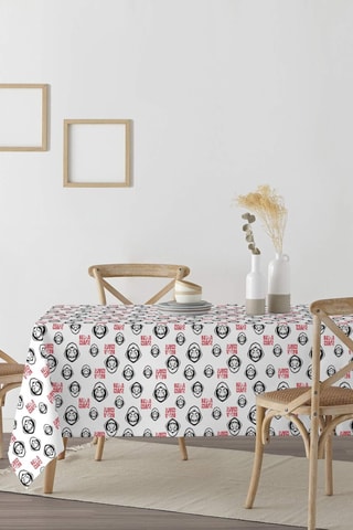 Nappe antitache La casa de papel - Blanc