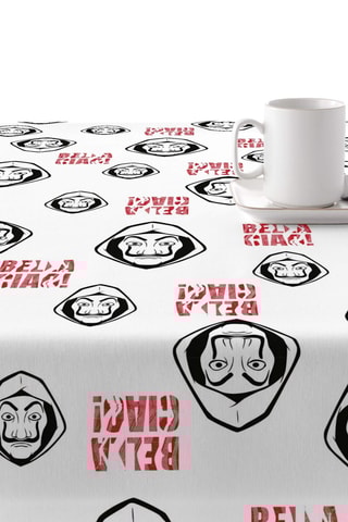 Nappe antitache La casa de papel - Blanc