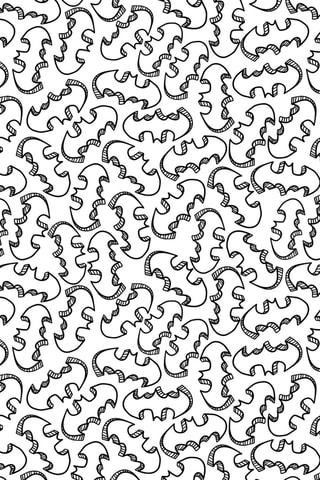 Nappe antitache Nordic Hero Batman La Ligue des Justiciers DC Comics - Blanc