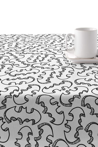 Nappe antitache Nordic Hero Batman La Ligue des Justiciers DC Comics - Blanc