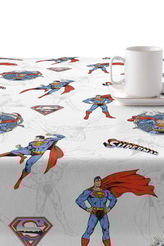 Nappe antitache Superman La Ligue des Justiciers DC Comics - Blanc