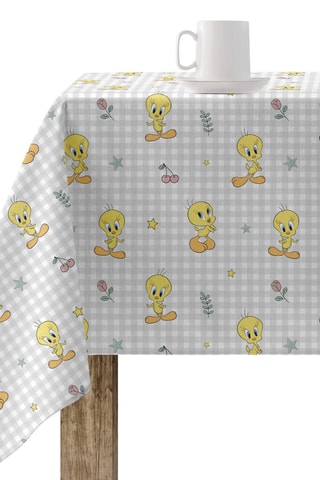 Nappe antitache Tweety Tom et Jerry - Gris