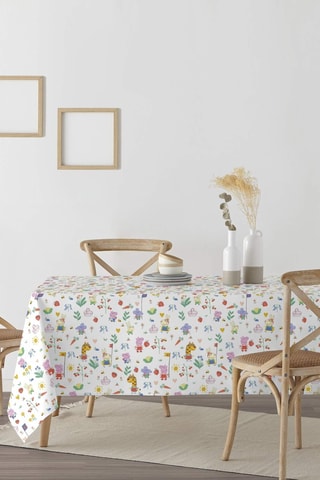 Nappe antitache Vegetables Peppa Pig - Blanc