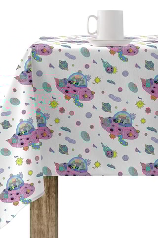 Nappe antitache Rick et Morty - Blanc