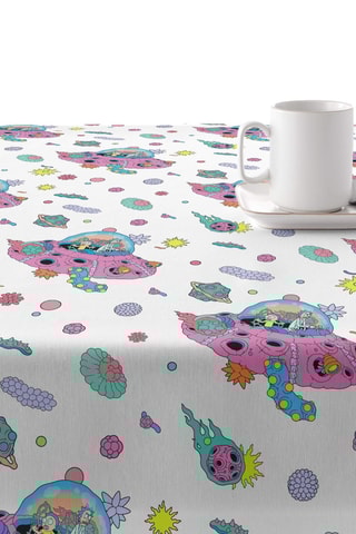 Nappe antitache Rick et Morty - Blanc