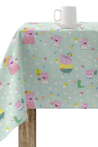 Nappe antitache Summer Peppa Pig - Turquoise