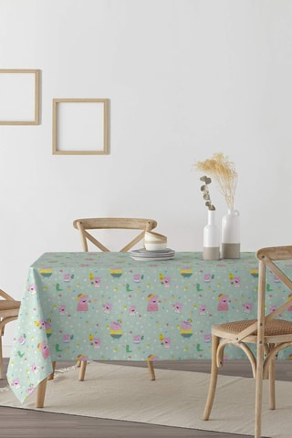 Nappe antitache Summer Peppa Pig - Turquoise