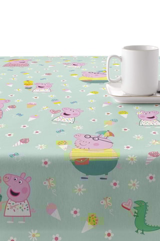 Nappe antitache Summer Peppa Pig - Turquoise